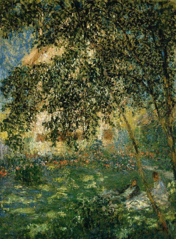 Claude Monet Le repos dans le jardin china oil painting image